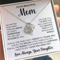 To My Mom - The Greatest l Love Knot Necklace