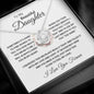 To My Beautiful Daughter l Love Knot Necklace