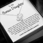 My Bonus Daughter -Blessing l Love Knot Necklace