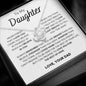 Daughter from Dad/Rest l Love Knot Necklace