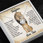 To My Daughter/Father l Love Knot Necklace