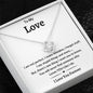To My Love l Love Knot Necklace