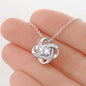 To My Love l Love Knot Necklace