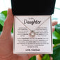 Daughter from Dad/Rest l Love Knot Necklace