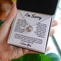 I'm Sorry - Forgive l Love Knot Necklace