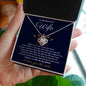 To My Wife l Love Knot Necklace
