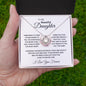 To My Beautiful Daughter l Love Knot Necklace