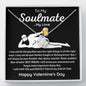 To My Soulmate - Beer Drinkin' l Love Knot Necklace