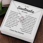 To My Soulmate - Forever My Love l Love Knot Necklace