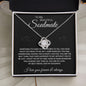 Soulmate - My Best Friend l Love Knot Necklace