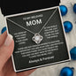 To My Mom - First Home l Love Knot Necklace