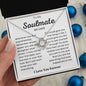 To My Soulmate - Forever My Love l Love Knot Necklace