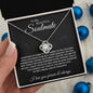 Soulmate - My Best Friend l Love Knot Necklace