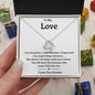 To My Love l Love Knot Necklace