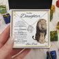 Daughter/Dad l Lion Gold l Love Knot Necklace