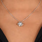 Granddaughter/Grandma - Cross l Love knot Necklace