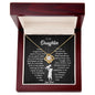 Daughter from Dad l Dreams l Love Knot Necklace