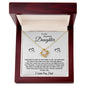 Daughter from Dad l Love Knot Necklace