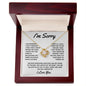 I'm Sorry - Forgive l Love Knot Necklace