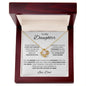 To My Daughter/Dad - Forever l Love Knot Necklace