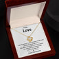 To My Love l Love Knot Necklace