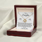 Daughter from Dad l Love Knot Necklace