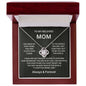 To My Mom - First Home l Love Knot Necklace