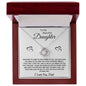 Daughter from Dad l Love Knot Necklace
