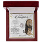 Daughter/Dad l Lion Gold l Love Knot Necklace