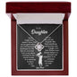 Daughter from Dad l Dreams l Love Knot Necklace