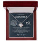 To My Daughter - Life l Love Knot Necklace l Dad