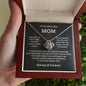 To My Mom - First Home l Love Knot Necklace