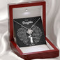 Daughter from Dad l Dreams l Love Knot Necklace