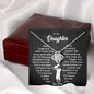 Daughter from Dad l Dreams l Love Knot Necklace