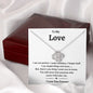 To My Love l Love Knot Necklace