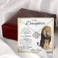 Daughter/Dad l Lion Gold l Love Knot Necklace