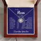 My Mom l Loved Mother - Son l Love Knot Necklace