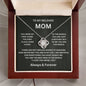 To My Mom - First Home l Love Knot Necklace