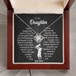 Daughter from Dad l Dreams l Love Knot Necklace