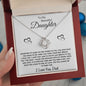 Daughter from Dad l Love Knot Necklace