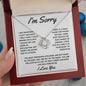 I'm Sorry - Forgive l Love Knot Necklace