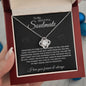 Soulmate - My Best Friend l Love Knot Necklace