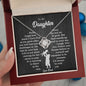 Daughter from Dad l Dreams l Love Knot Necklace