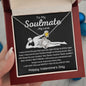 To My Soulmate - Beer Drinkin' l Love Knot Necklace