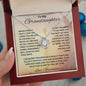 Granddaughter/Grandma - Cross l Love knot Necklace