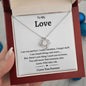 To My Love l Love Knot Necklace