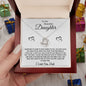 Daughter from Dad l Love Knot Necklace