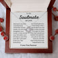To My Soulmate - Forever My Love l Love Knot Necklace