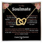 Soulmate l Interlocking Hearts Necklace