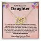 Daughter from Mom l Interlocking Hearts Necklace